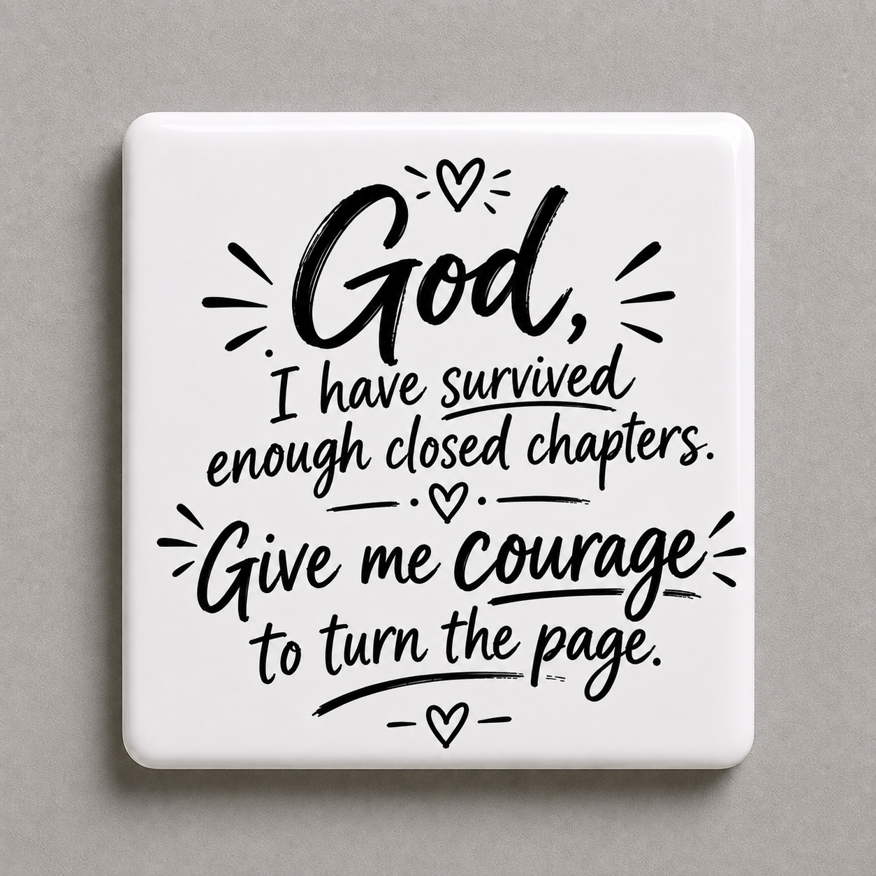 Turn the Page Prayer Magnet 2" by 2"
